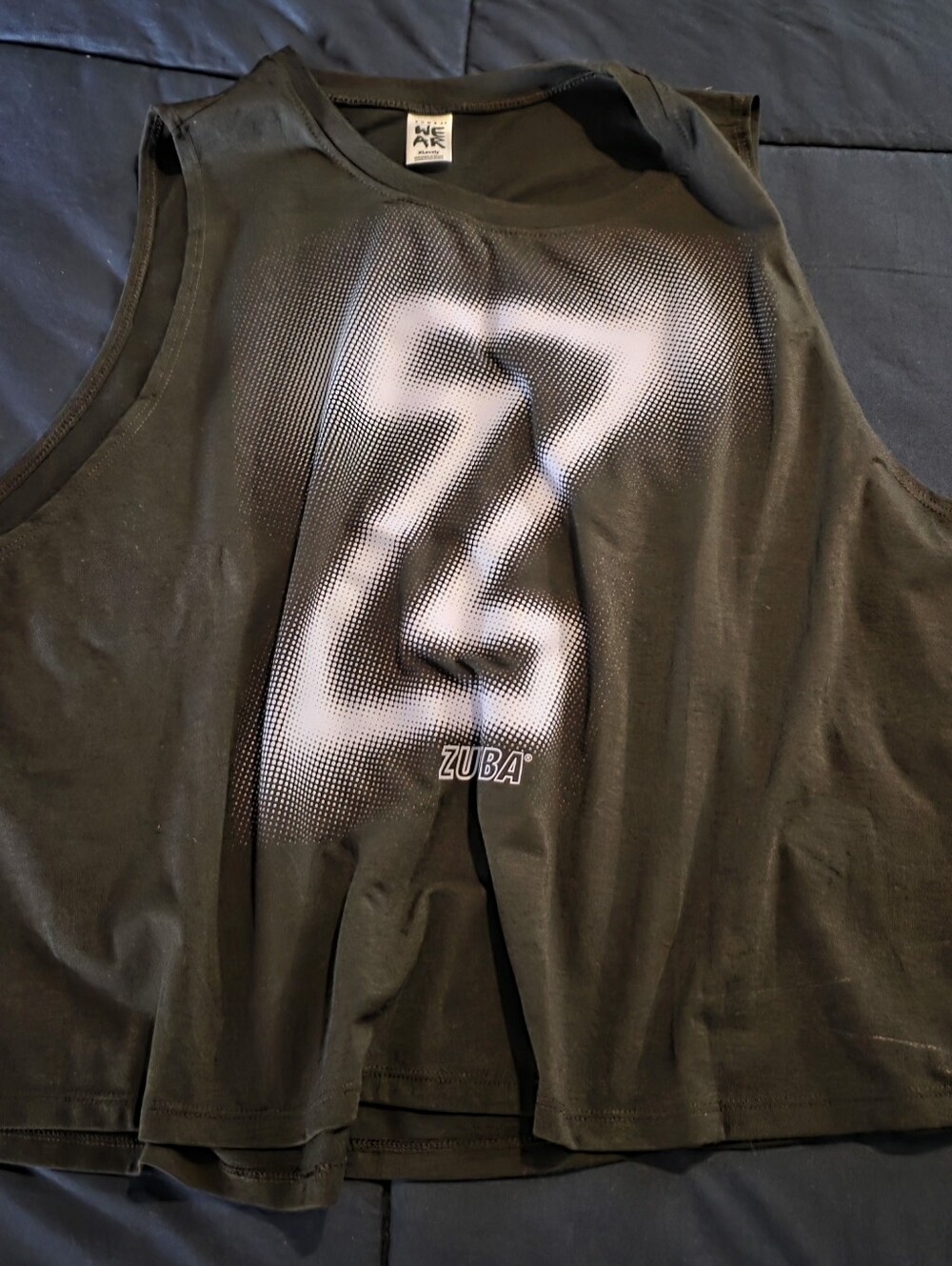 Zumba Sleevless Crop Sz Xl